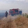 В Саратовской области тушили пожар на полях 